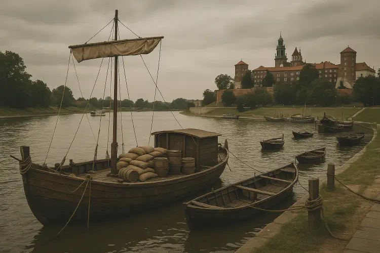 History of boat cruises in Krakow