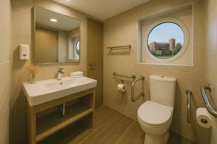 Restrooms and accessibility features