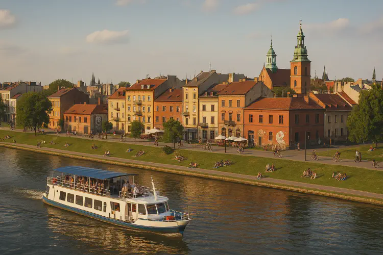 Kazimierz Jewish District riverside