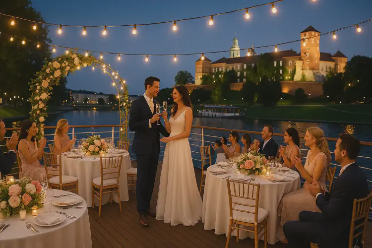 Wedding receptions on boats