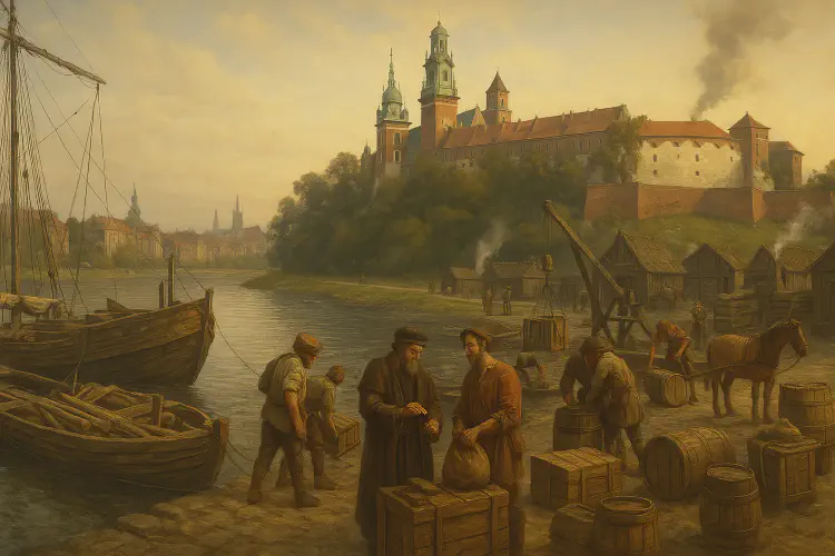 Role of the Vistula in Krakow’s trade history